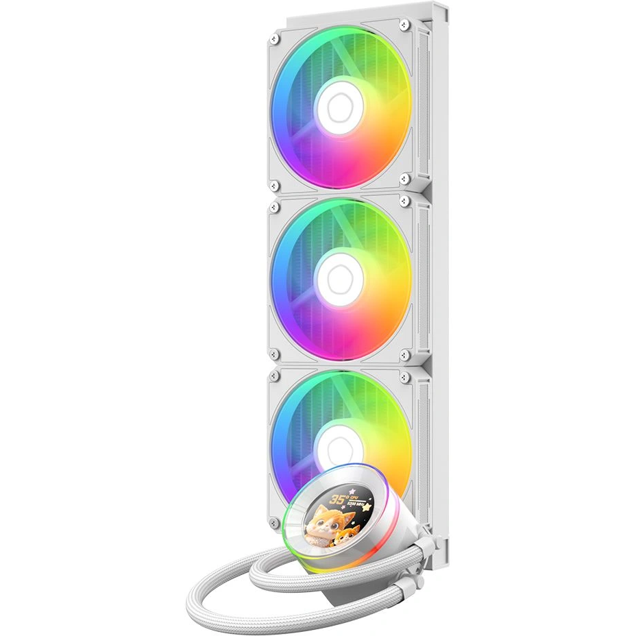 Система жидкостного охлаждения ID-COOLING SL360 V2 WHITE - фото 2
