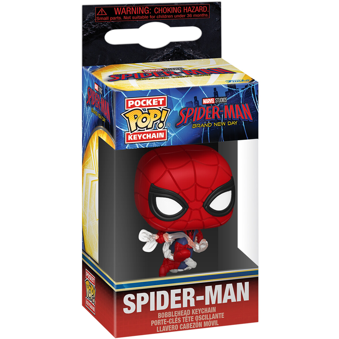 Брелок Funko Pocket POP! Marvel Spider-Man Brand New Day Spider-Man - 83962 - фото 2