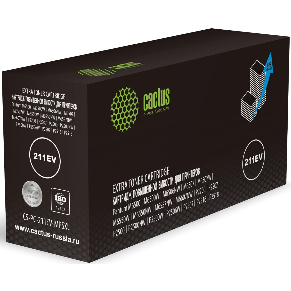 Картридж Cactus CS-PC-211EV-MPSXL Black