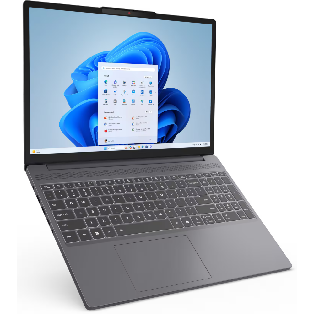 Ноутбук Lenovo IdeaPad Slim 3 15IRH10 Luna Grey (83K100MLLK) - фото 4
