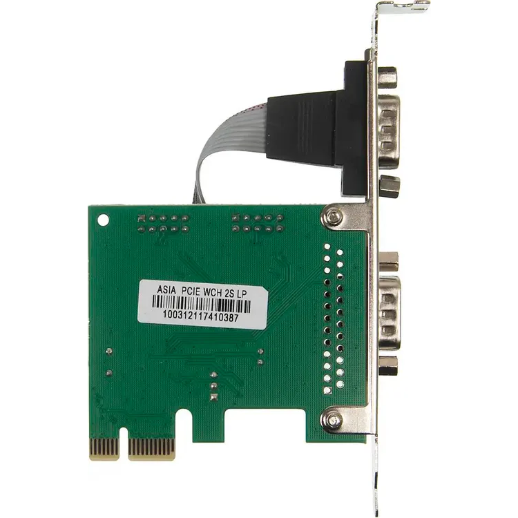 Контроллер COM-портов ASIA PCIE WCH 2S LP -  PCI-E WCH382 2xCOM Ret - фото 2