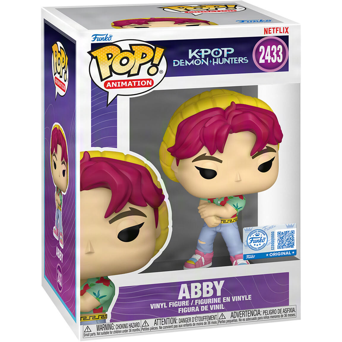 Фигурка Funko POP! Animation KPop Demon Hunters Abby (Soda Pop) - 95802 - фото 2