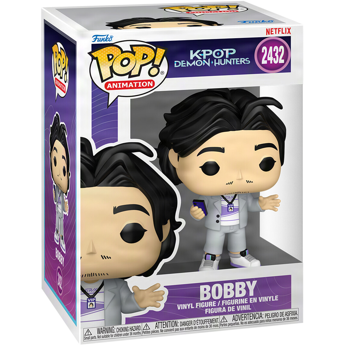 Фигурка Funko POP! Animation KPop Demon Hunters Bobby - 95804 - фото 2