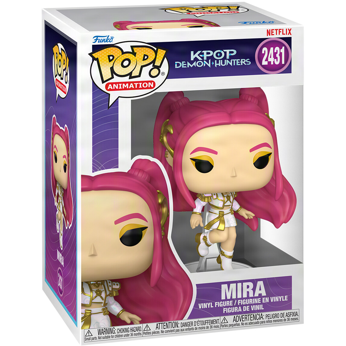 Фигурка Funko POP! Animation KPop Demon Hunters Mira (What It Sounds Like) - 95805 - фото 2