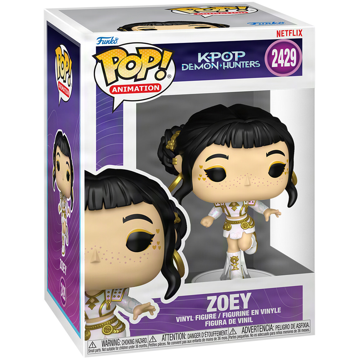 Фигурка Funko POP! Animation KPop Demon Hunters Zoey (What It Sounds Like) - 95809 - фото 2