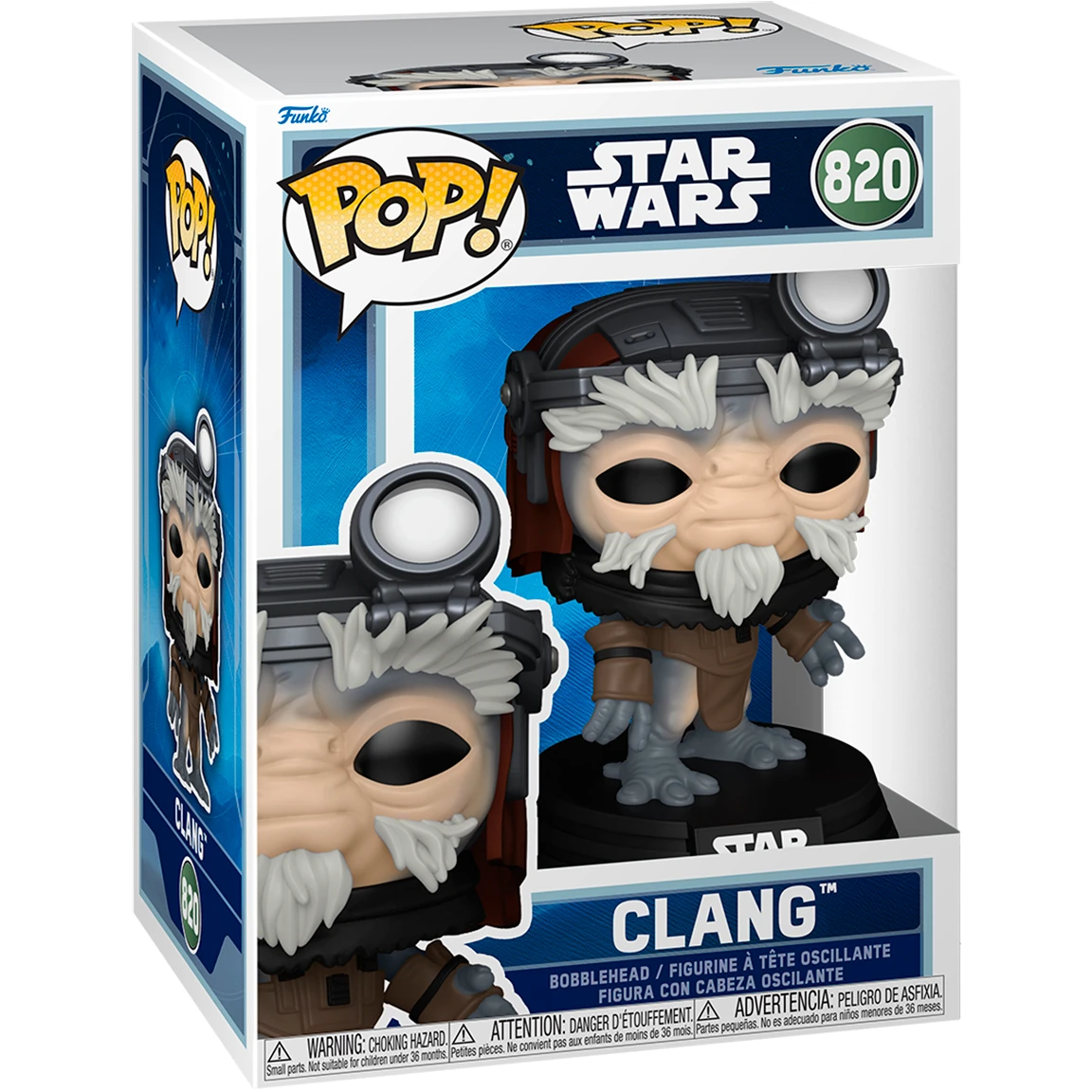 Фигурка Funko POP! Bobble Star Wars M & G Clang with Head Set - 90448 - фото 2