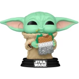 Фигурка Funko POP! Bobble Star Wars M & G Grogu with Food (90821)