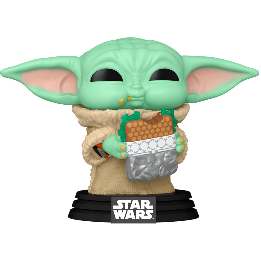 Фигурка Funko POP! Bobble Star Wars M & G Grogu with Food - 90821