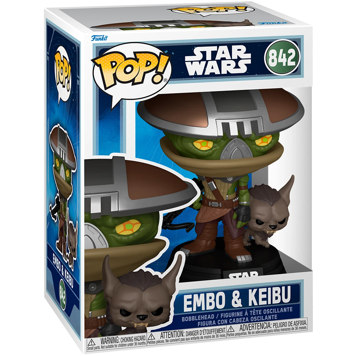 Фигурка Funko POP! Bobble Star Wars M & G S2 Embo & Keibu - 90822 - фото 2