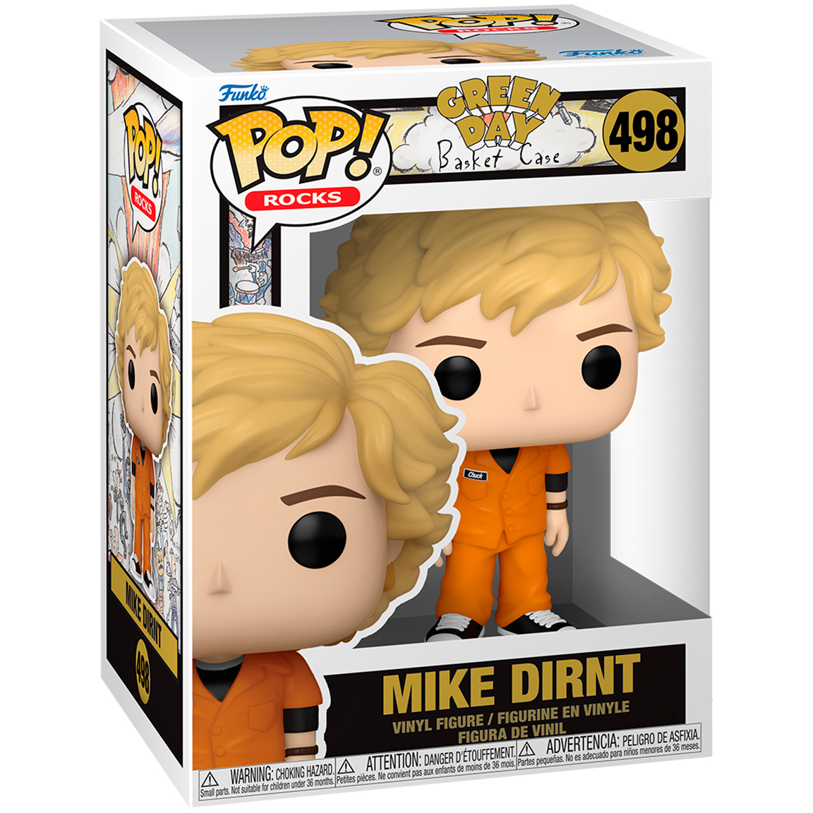 Фигурка Funko POP! Rocks Green Day Mike Dirnt (Basket Case) - 90146 - фото 2