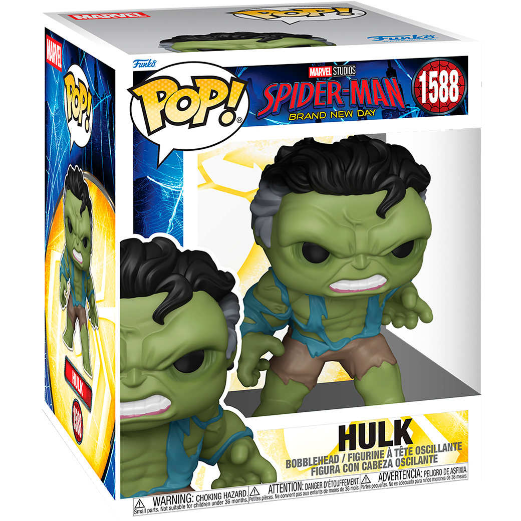 Фигурка Funko POP! Marvel Bobble Spider-Man Brand New Day Hulk - 83965 - фото 2