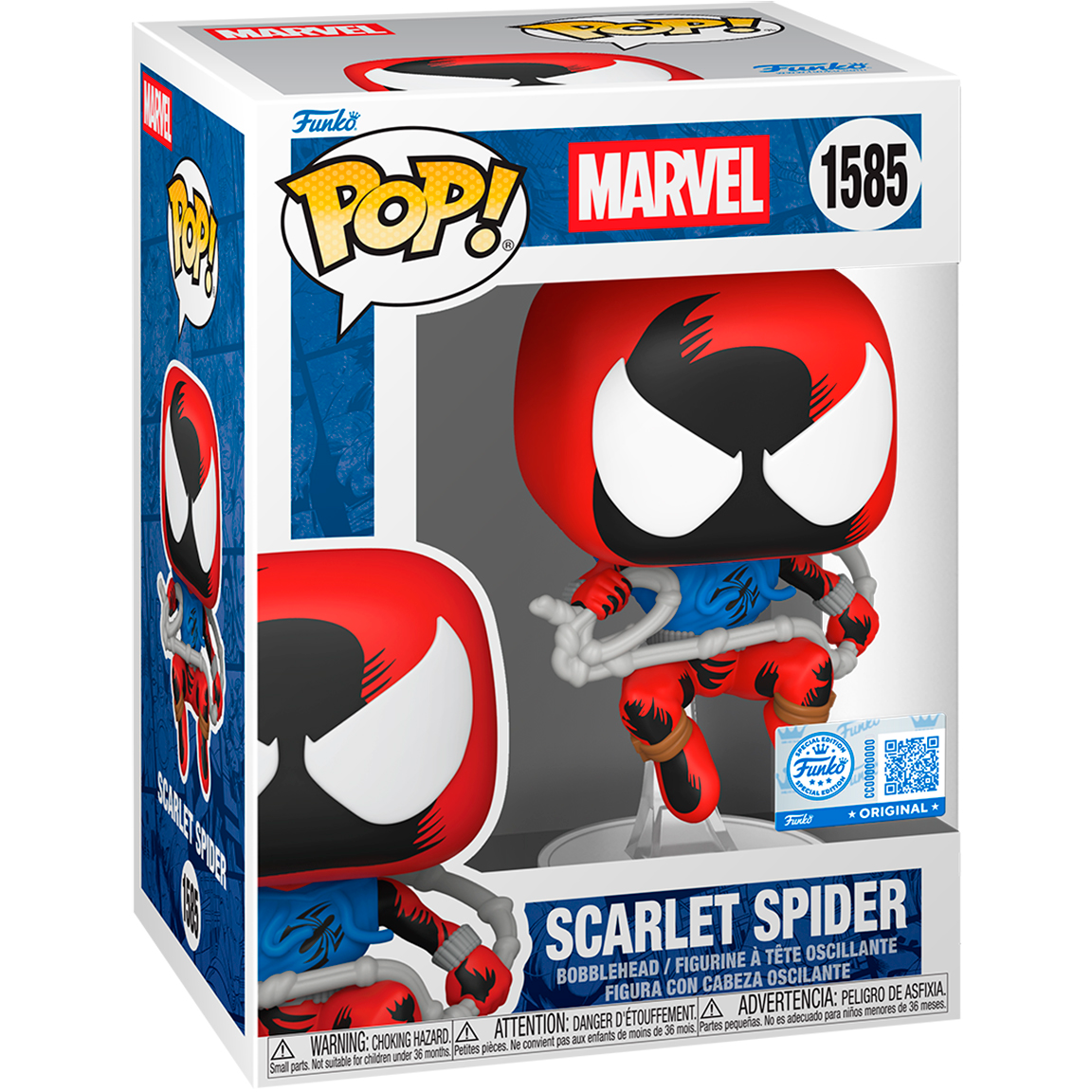 Фигурка Funko POP! Marvel Spider-Man Scarlet Spider - 91961 - фото 2