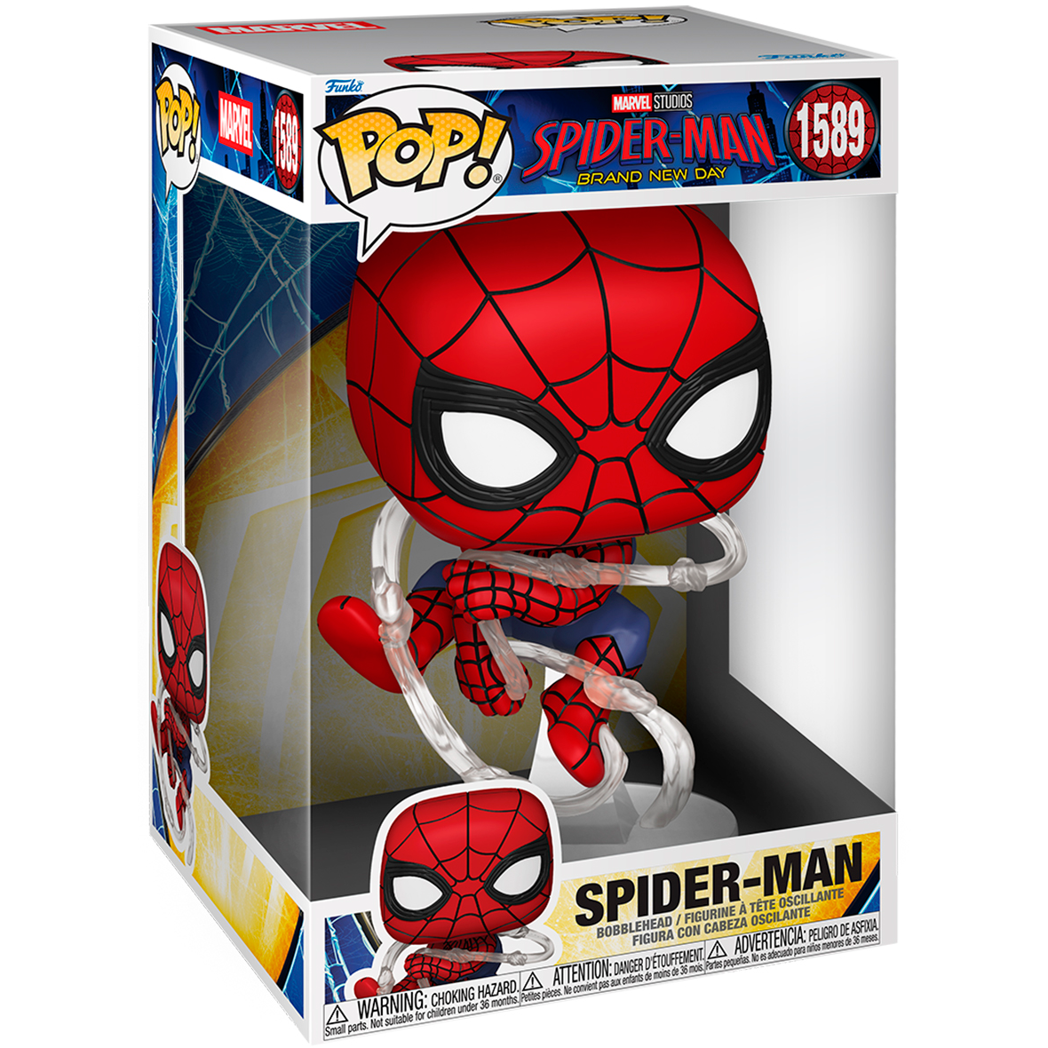 Фигурка Funko POP! Marvel Bobble Spider-Man Brand New Day Spider-Man (83966) - фото 2