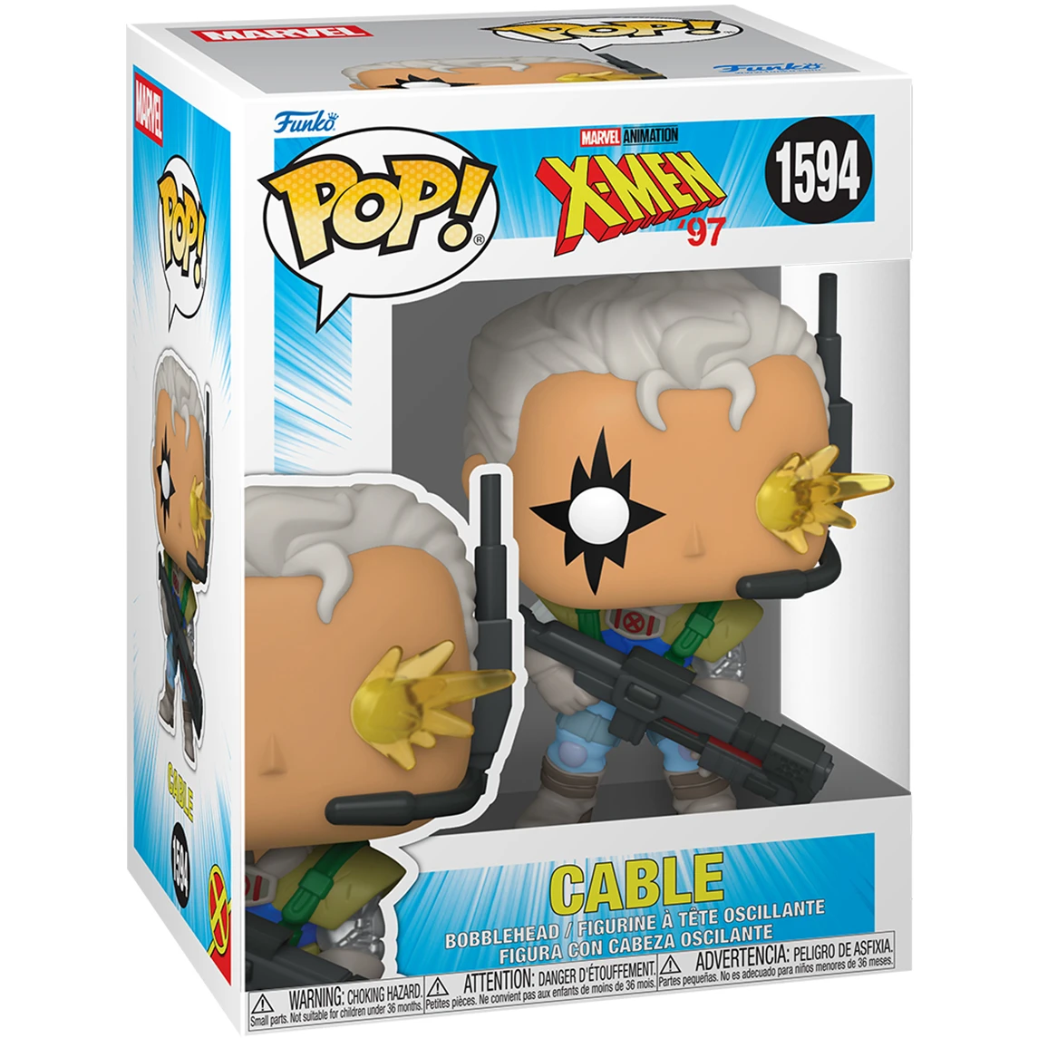 Фигурка Funko POP! Bobble Marvel X-Men '97 Cable (X-Corp) - 90792 - фото 2