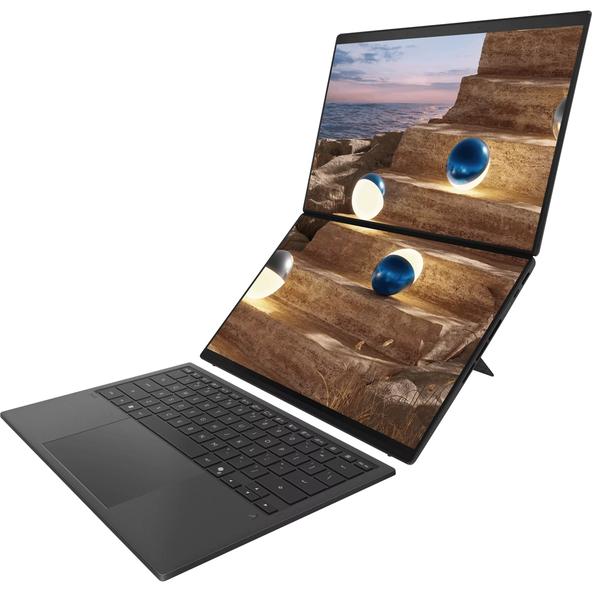 Ноутбук ASUS UX8407AA Zenbook DUO Moher Gray (SN197X) - UX8407AA-SN197X - фото 3