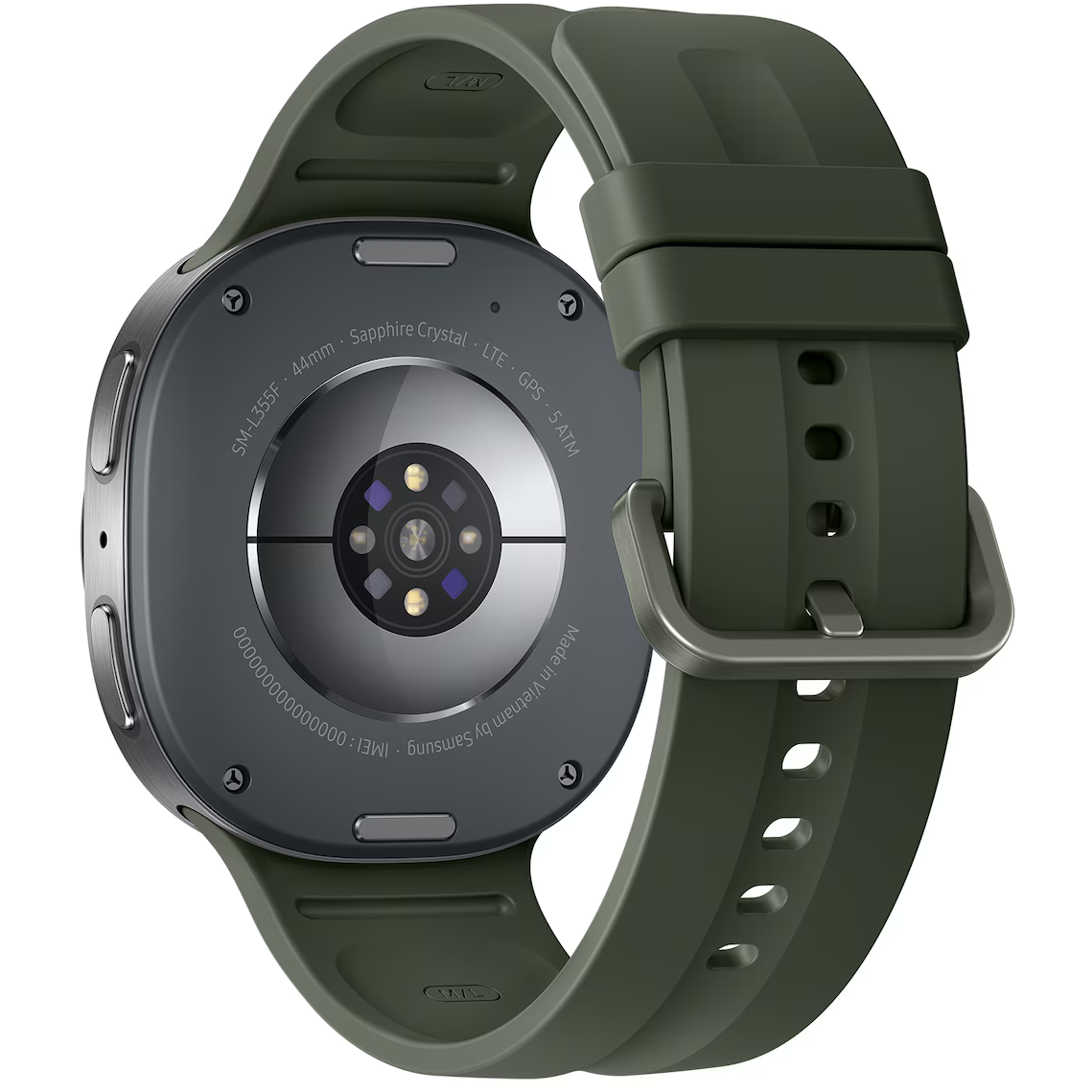 Умные часы Samsung Galaxy Watch9 LTE 44mm Sport Band Grey/Green - SM-L355FZSACAU - фото 4