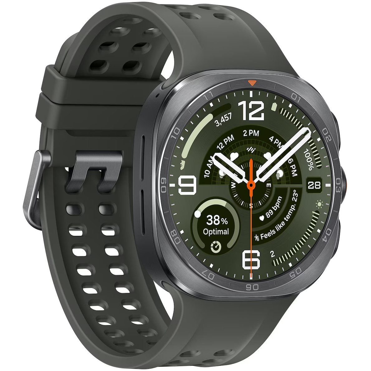 Умные часы Samsung Galaxy Watch Ultra2 LTE Marine Band Titanium Grey - SM-L715FZSACAU - фото 3