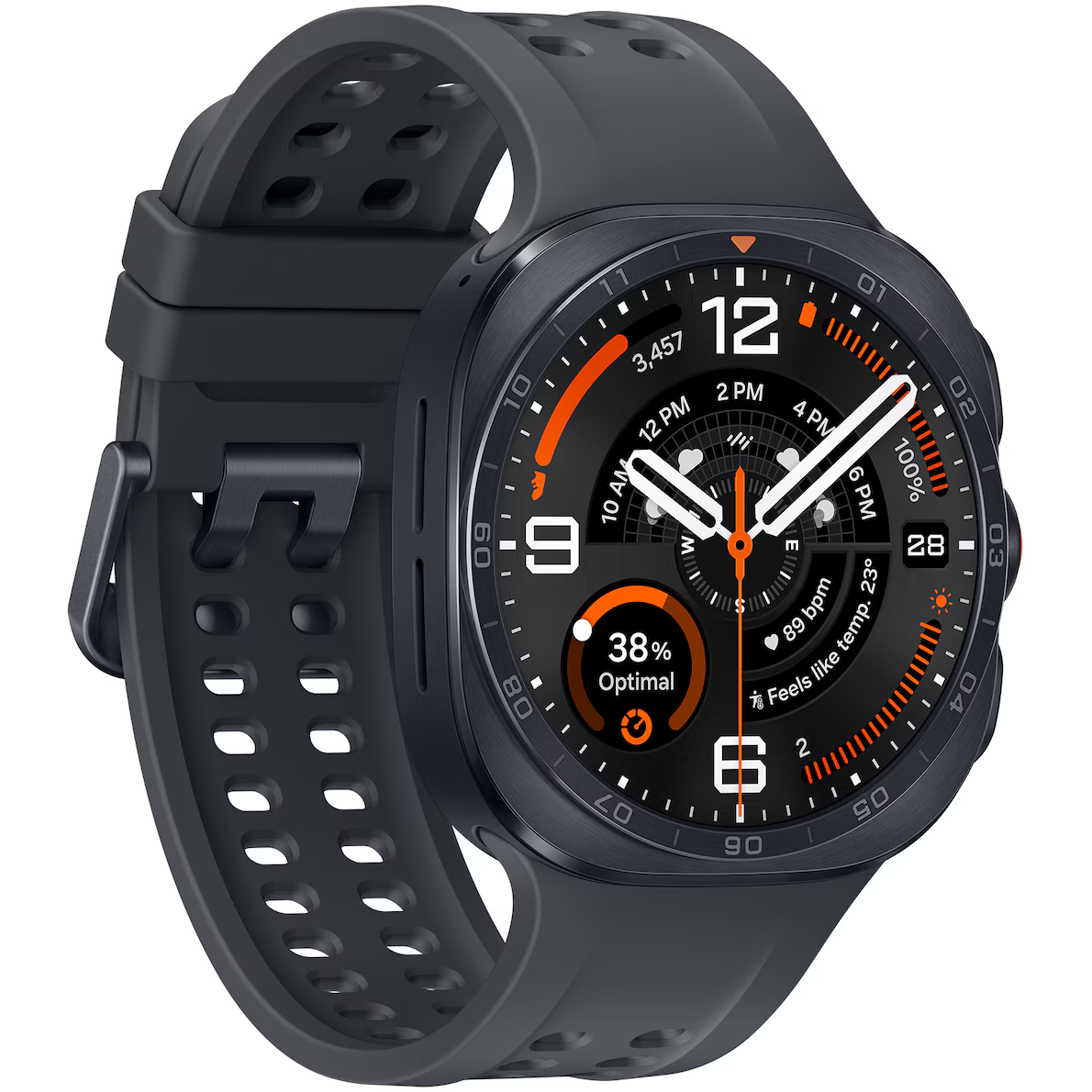 Умные часы Samsung Galaxy Watch Ultra2 LTE Marine Band Titanium Black - SM-L715FZKACAU - фото 3