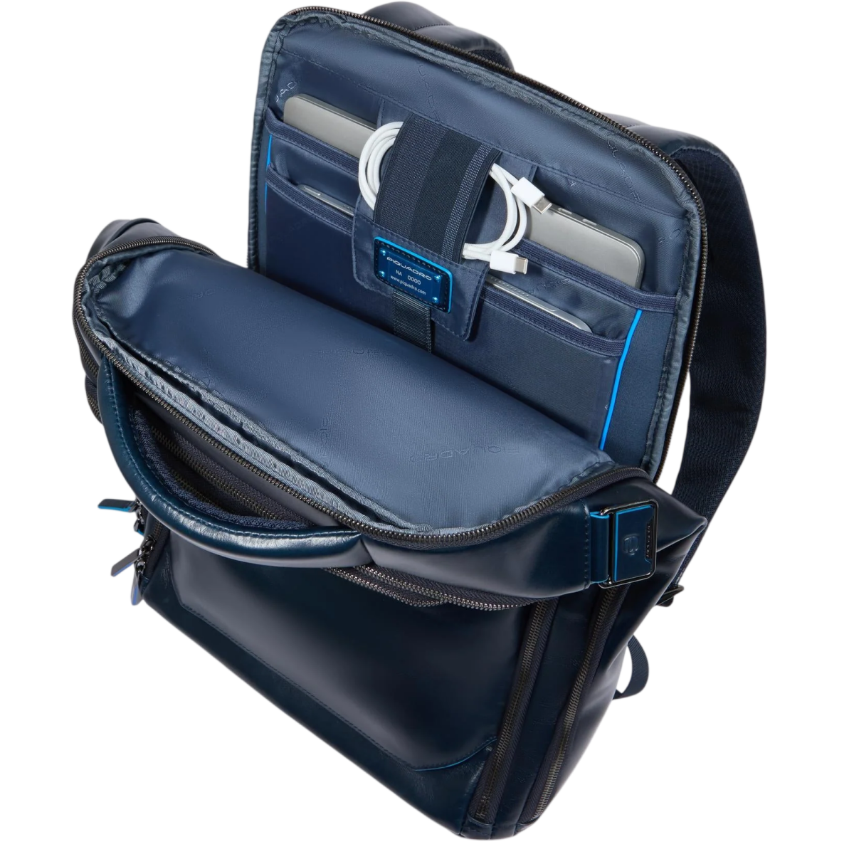 Рюкзак для ноутбука Piquadro Travel Laptop Backpack 15.6" Blue (CA6817B2/BLU2) - фото 5