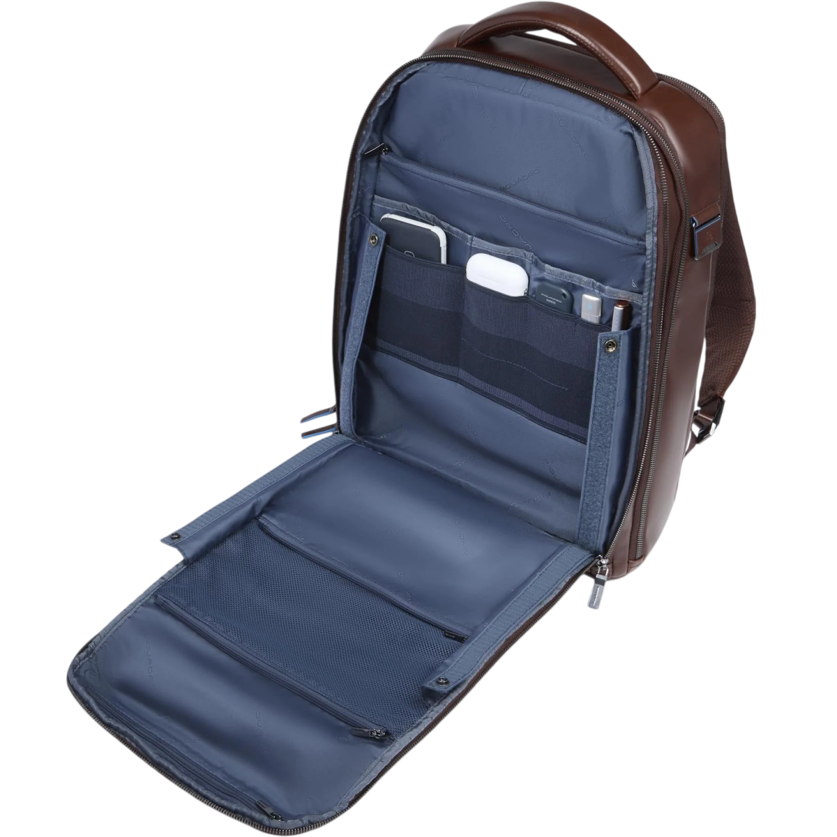 Рюкзак для ноутбука Piquadro Travel Laptop Backpack 15.6" Brown (CA6817B2/MO) - фото 4