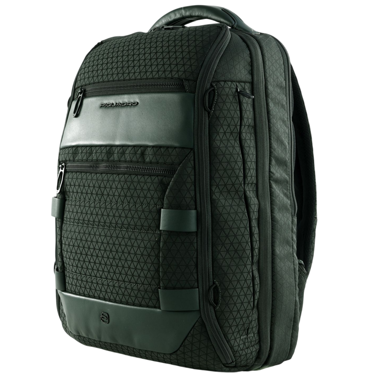 Рюкзак для ноутбука Piquadro Modular 2-in-1 Travel Laptop Backpack 15.6" Verde (CA6828W139/VE) - фото 2