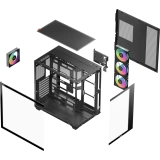 Корпус Ocypus Gamma C74 BK ARGB (Gamma-C74-BKD400XX-GL)
