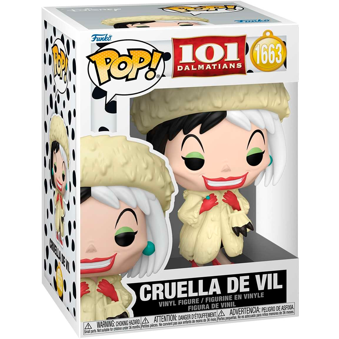 Фигурка Funko POP! Disney 101 Dalmatians Cruella De Vil (Classic) - 90259 - фото 2