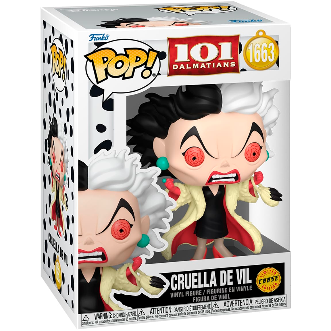 Фигурка Funko POP! Disney 101 Dalmatians Cruella De Vil (Classic) - 90259 - фото 4
