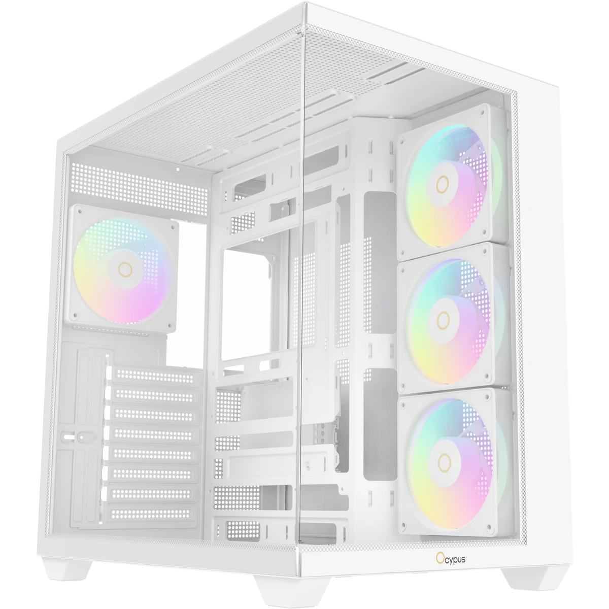 Корпус Ocypus Gamma C74 WH ARGB - Gamma-C74-WHD400XX-GL