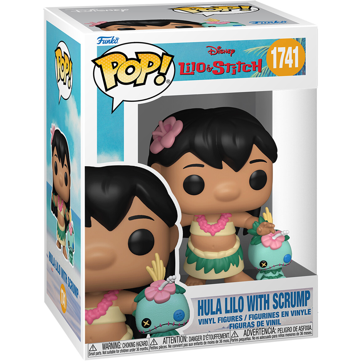 Фигурка Funko POP! Disney Lilo & Stitch S4 Hula Lilo with Scrump - 90342 - фото 2