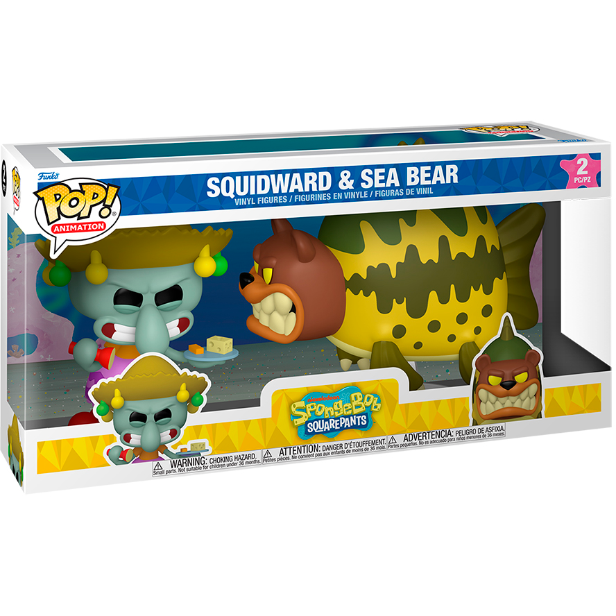 Фигурка Funko POP! Animation Spongebob Squarepants Squidward & Sea Bear - 90365 - фото 2