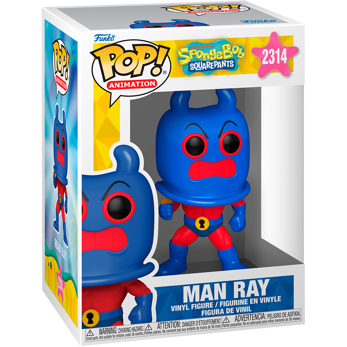 Фигурка Funko POP! Animation Spongebob Squarepants Man Ray - 90364 - фото 2