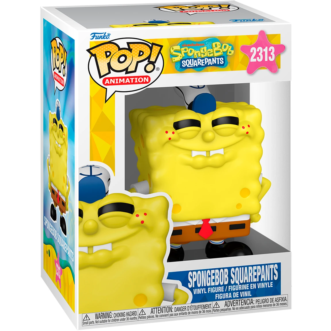 Фигурка Funko POP! Animation Spongebob Squarepants SpongeBob Squarepants (Grinning) - 90363 - фото 2