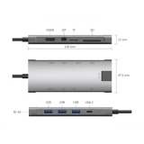 Док-станция KS-is USB-C 9-in-1 (KS-704)