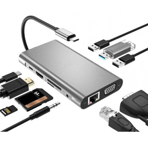 Док-станция KS-IS USB-C 10-in-1 (KS-701) - фото 4