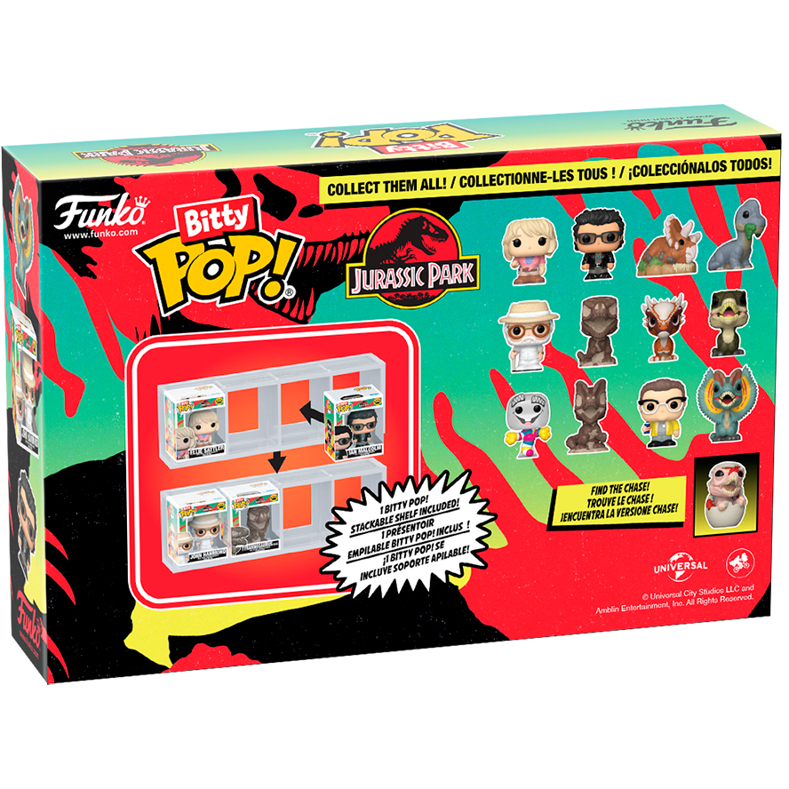 Фигурка Funko Bitty POP! Jurassic Park 4PK (92953) - фото 2