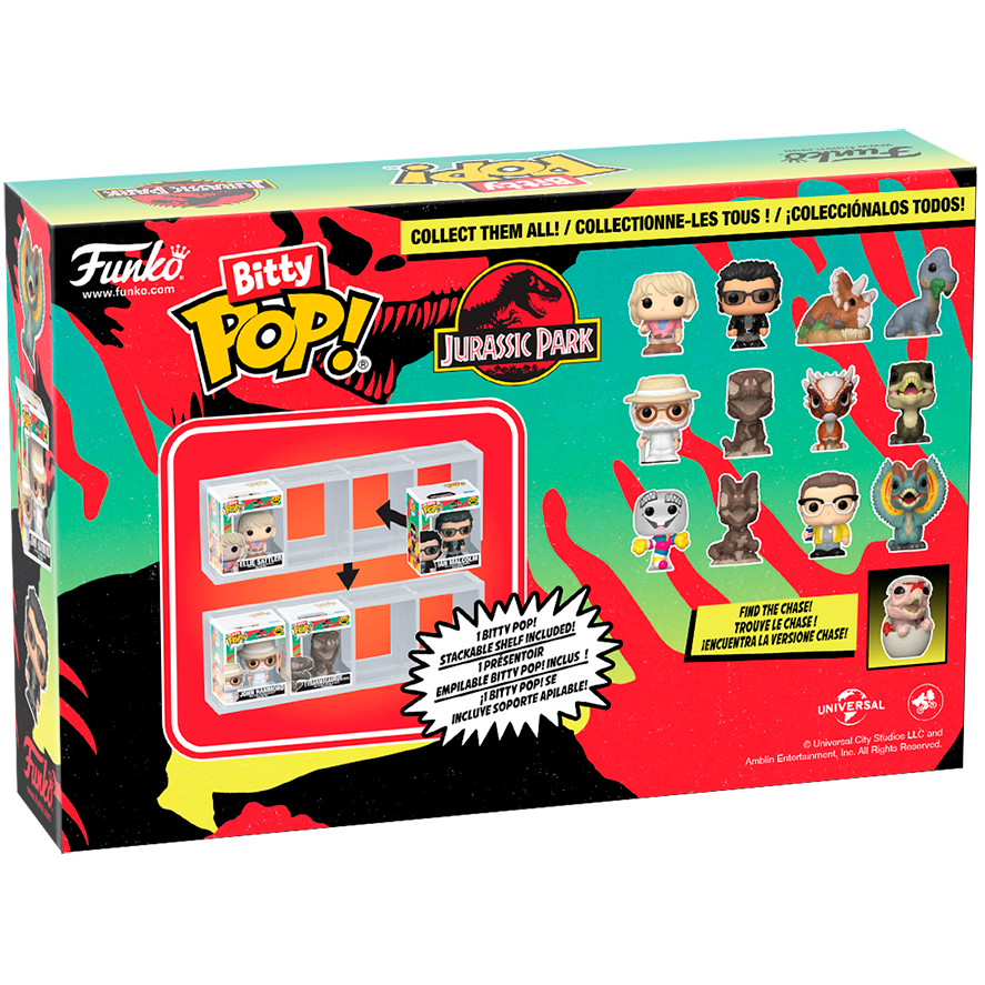 Фигурка Funko Bitty POP! Jurassic Park 4PK (92955) - фото 2