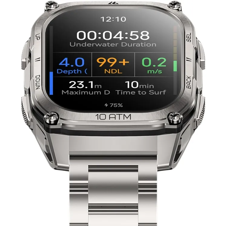 Умные часы Kospet Tank M4 SE Silver - фото 4