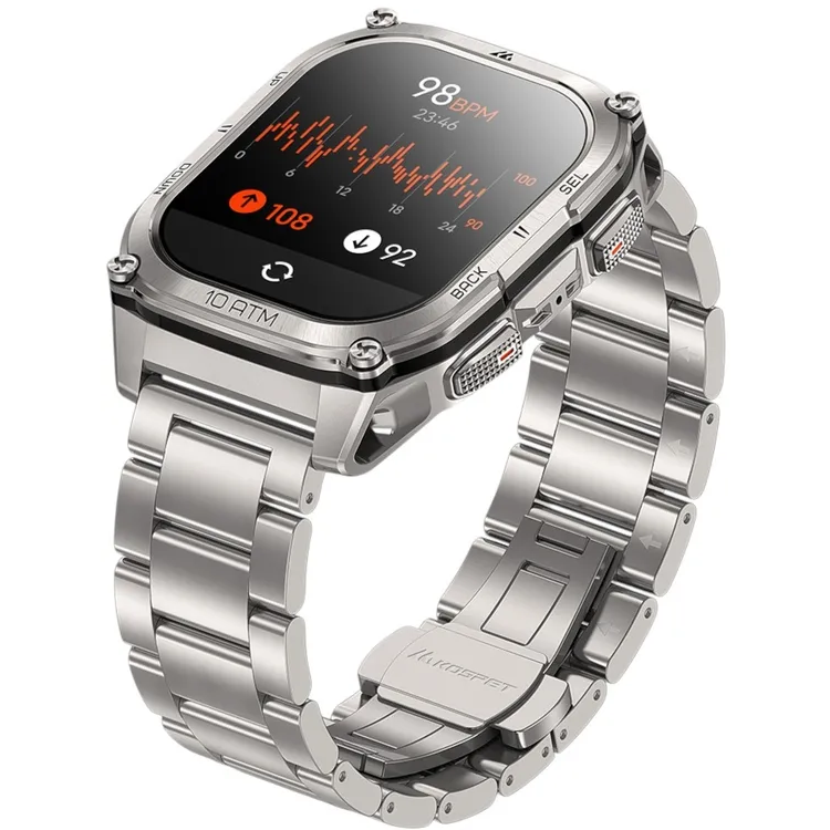 Умные часы Kospet Tank M4 SE Silver - фото 5
