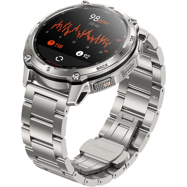 Умные часы Kospet Tank T4 SE Silver - фото 5