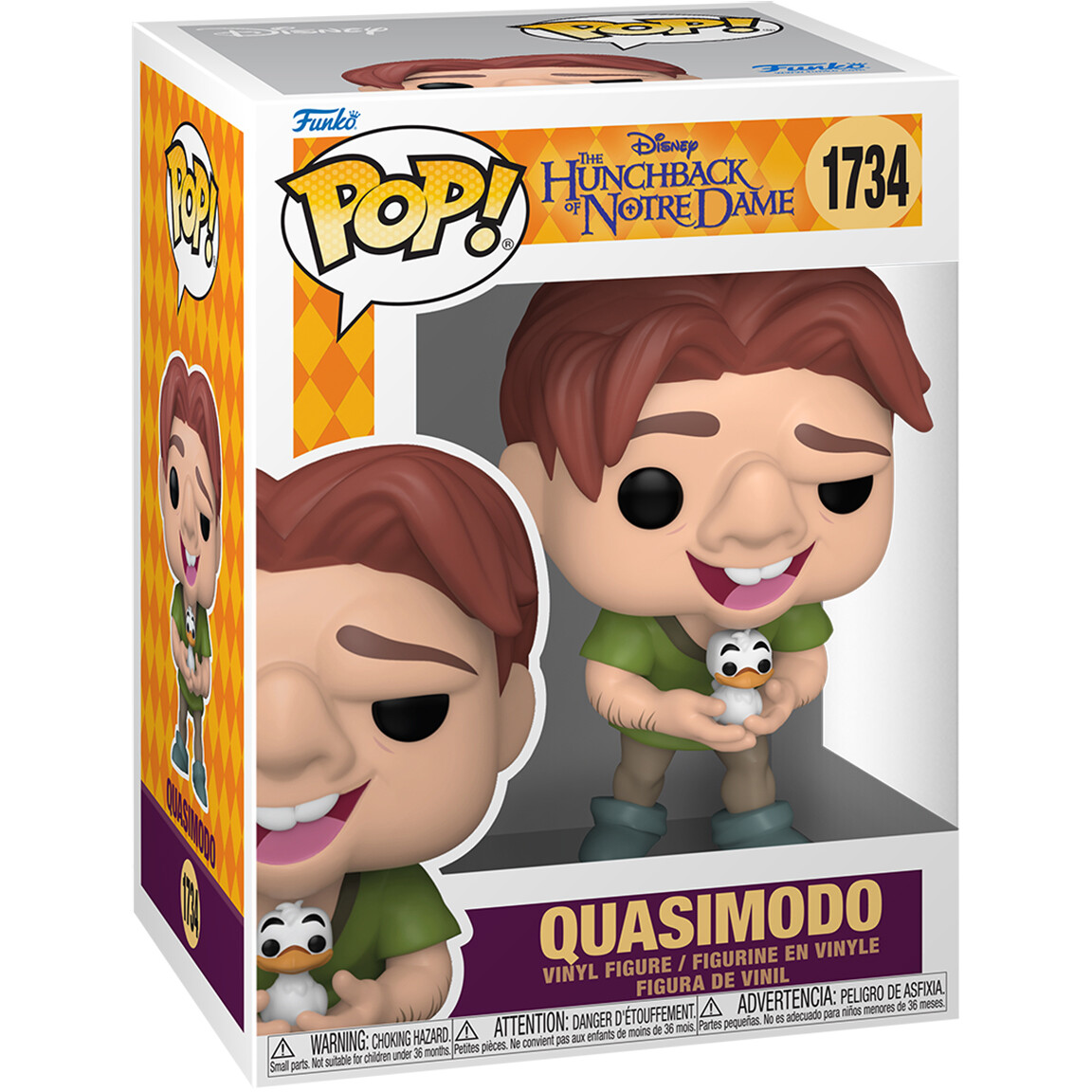 Фигурка Funko POP! Disney The Hunchback of Notre Dame Quasimodo - 90348 - фото 2