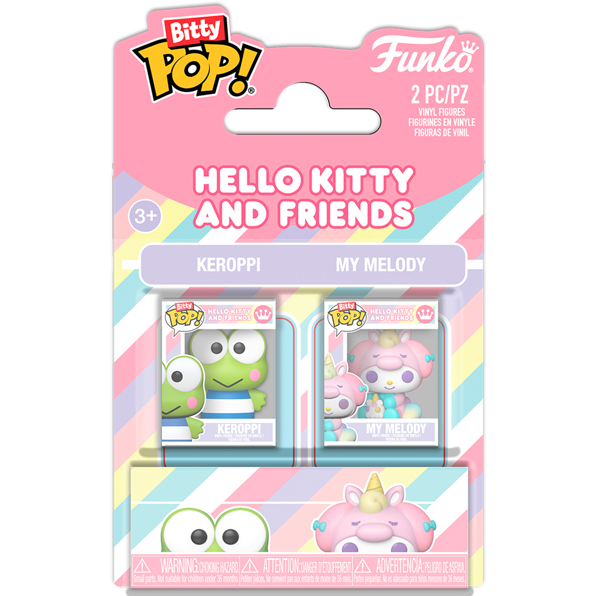 Фигурка Funko Bitty POP! Hello Kitty And Friends Keroppi & My Melody - 94213