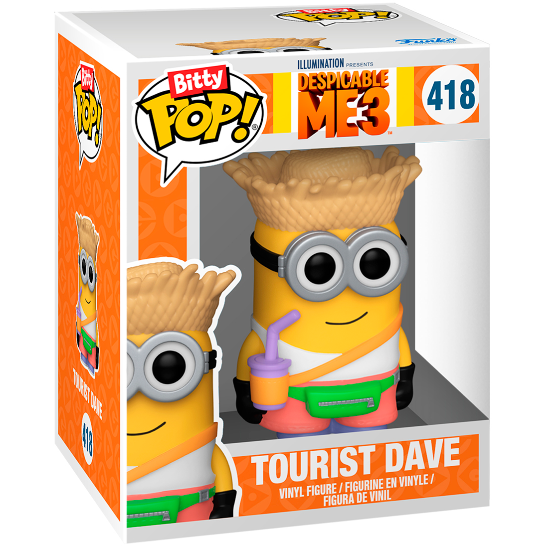 Фигурка Funko Bitty POP! Minions Pajama Bob & Tourist Dave - 94223 - фото 3