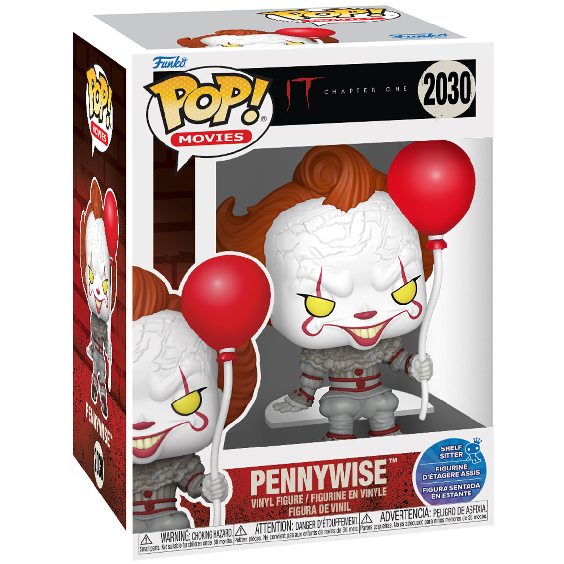 Фигурка Funko POP! Movies IT Chapter 1 Pennywise with Balloon (Shelf Sitter) - 90440 - фото 2