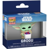 Брелок Funko Pocket POP! Star Wars M & G Grogu with Snack (90454)