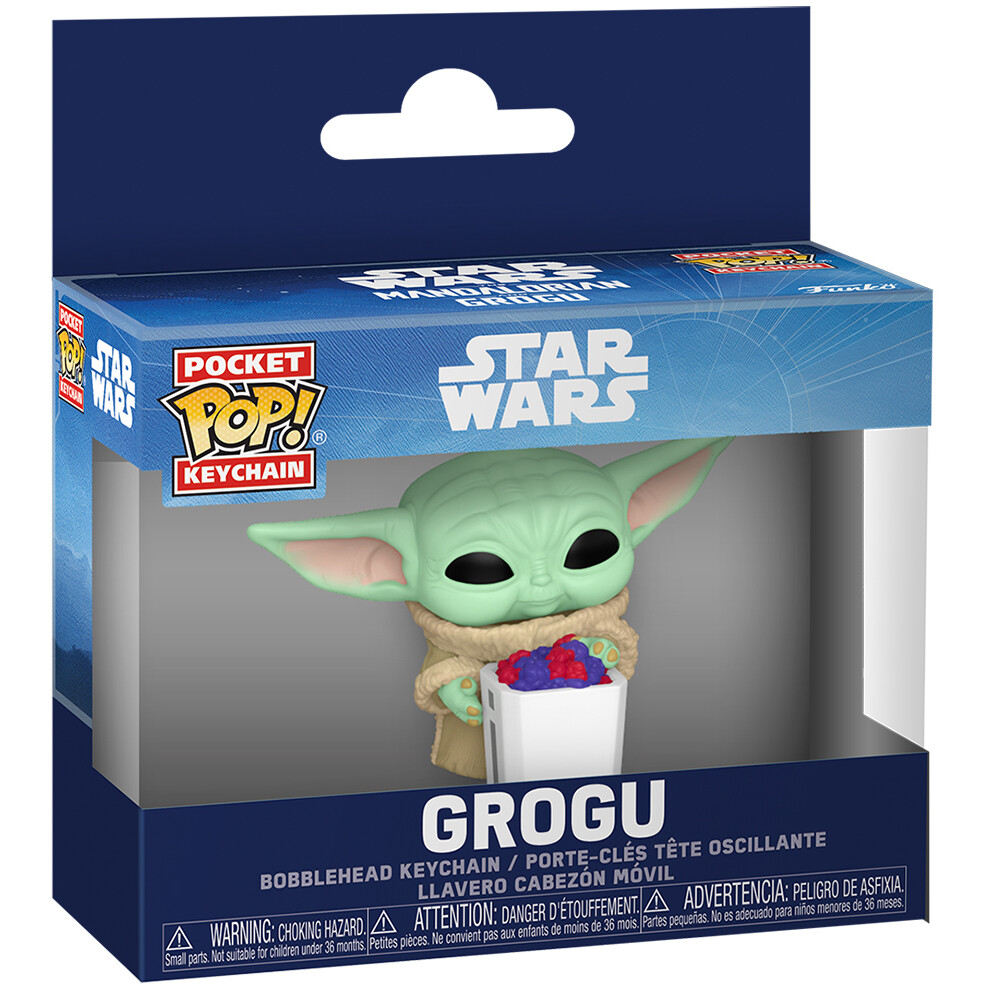 Брелок Funko Pocket POP! Star Wars M & G Grogu with Snack - 90454 - фото 2