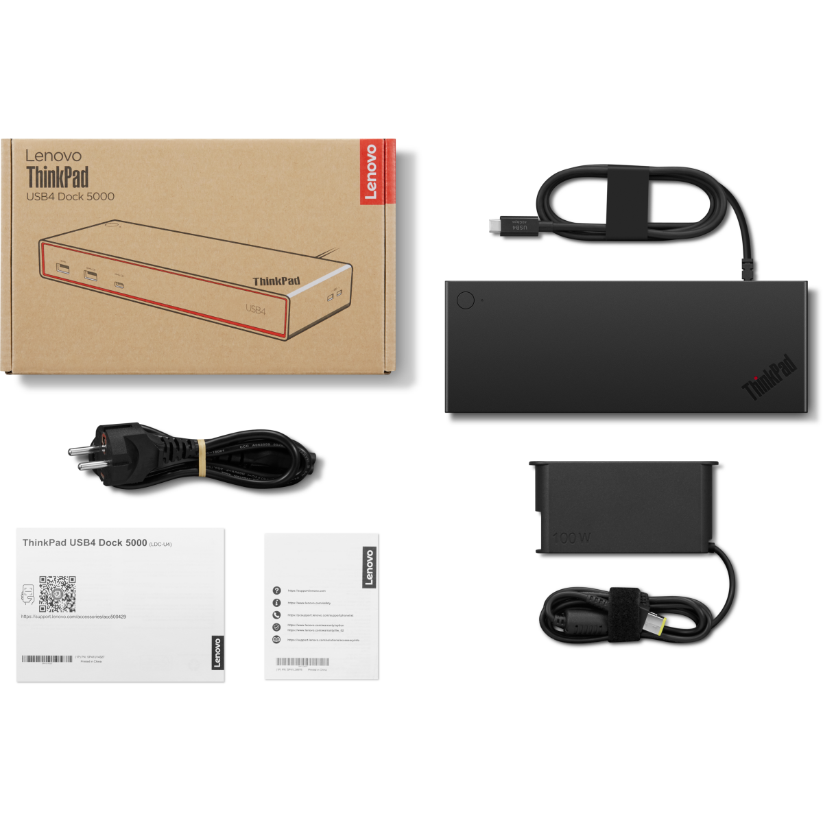 Док-станция Lenovo ThinkPad USB4 Dock 5000 (40BF0100EU) - фото 16