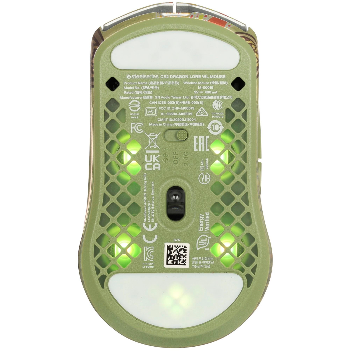 Мышь SteelSeries Wireless Gaming Mouse CS2 Dragon Lore Edition - M-00019 - фото 6