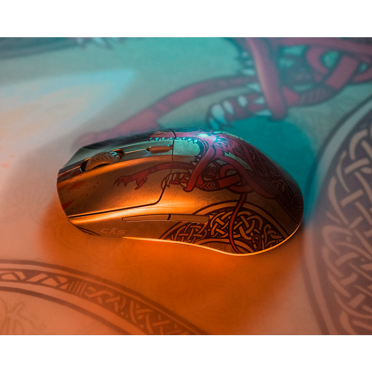 Мышь SteelSeries Wireless Gaming Mouse CS2 Dragon Lore Edition - M-00019 - фото 9