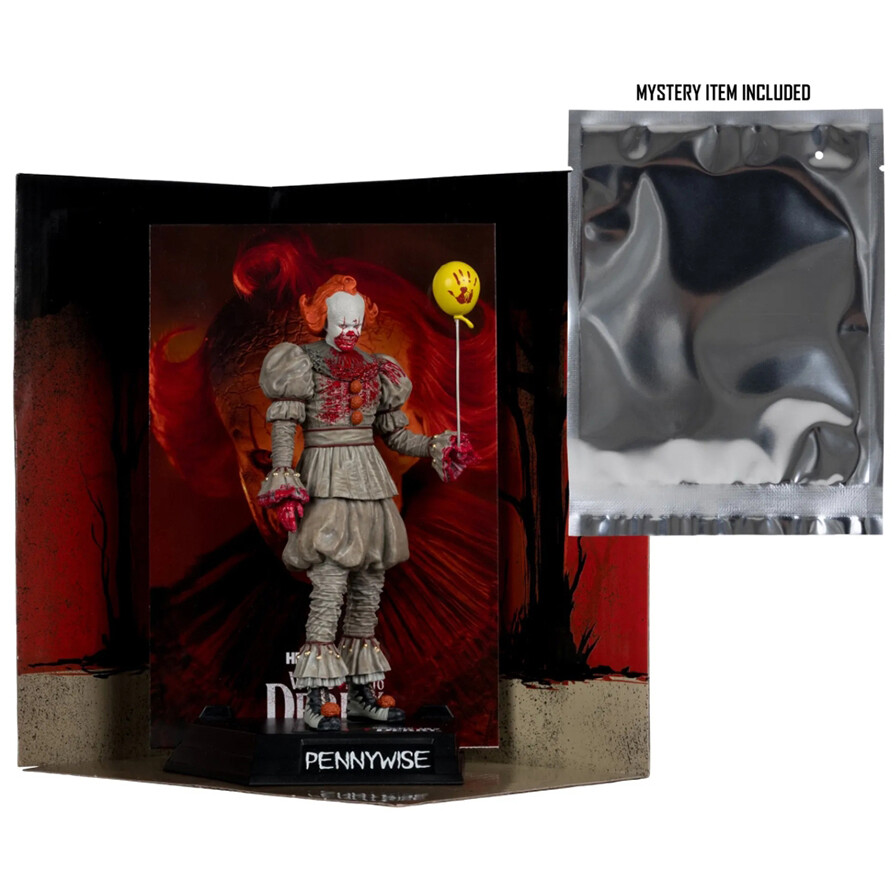 Фигурка McFarlane Toys Movie Maniacs IT Welcome to Derry Bloody Pennywise - 14142 - фото 3